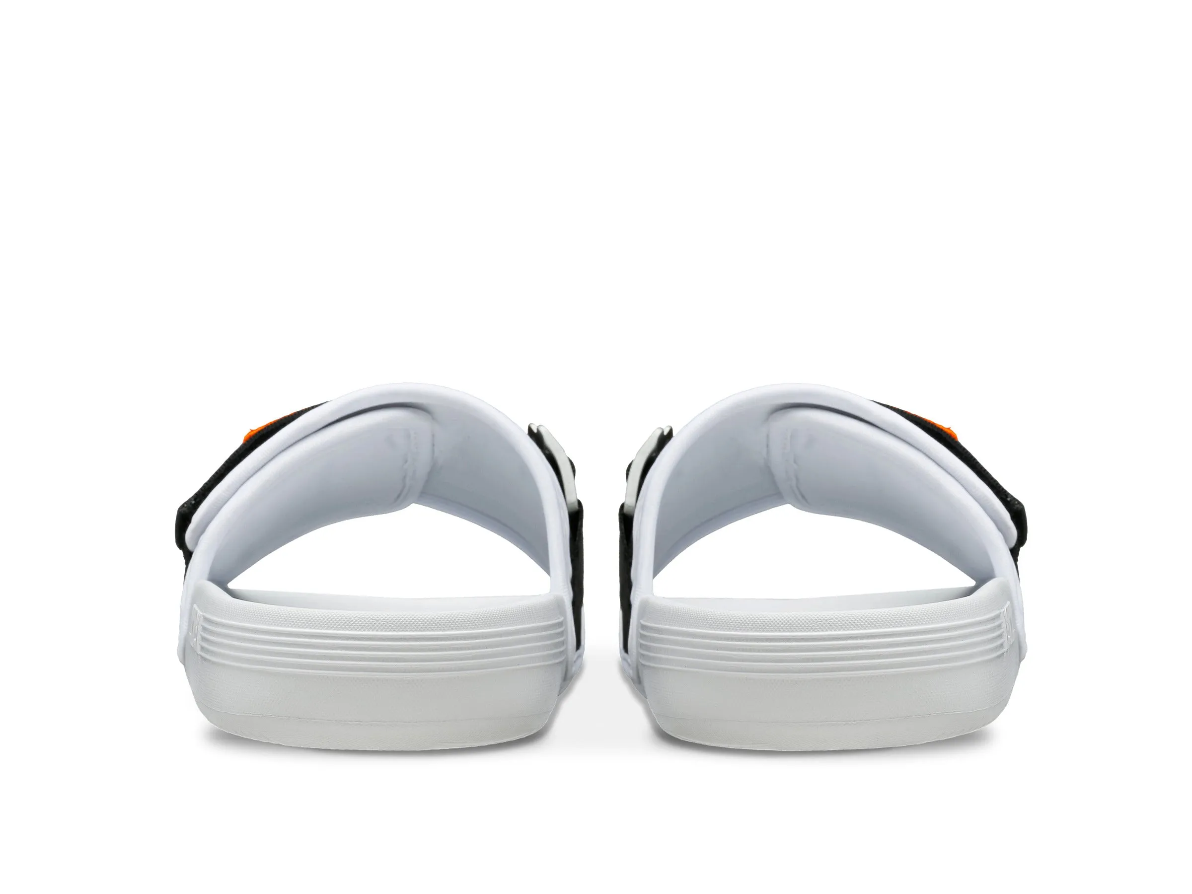 08716-102-M | STRAP SANDAL X MCLAREN | WHITE /BLACK /PAPAYA
