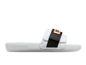 08716-102-M | STRAP SANDAL X MCLAREN | WHITE /BLACK /PAPAYA