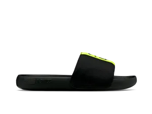 08951-071-M | SLIDE SANDAL LN X MCLAREN F1 TEAM | BLACK/SAFETY YELLOW