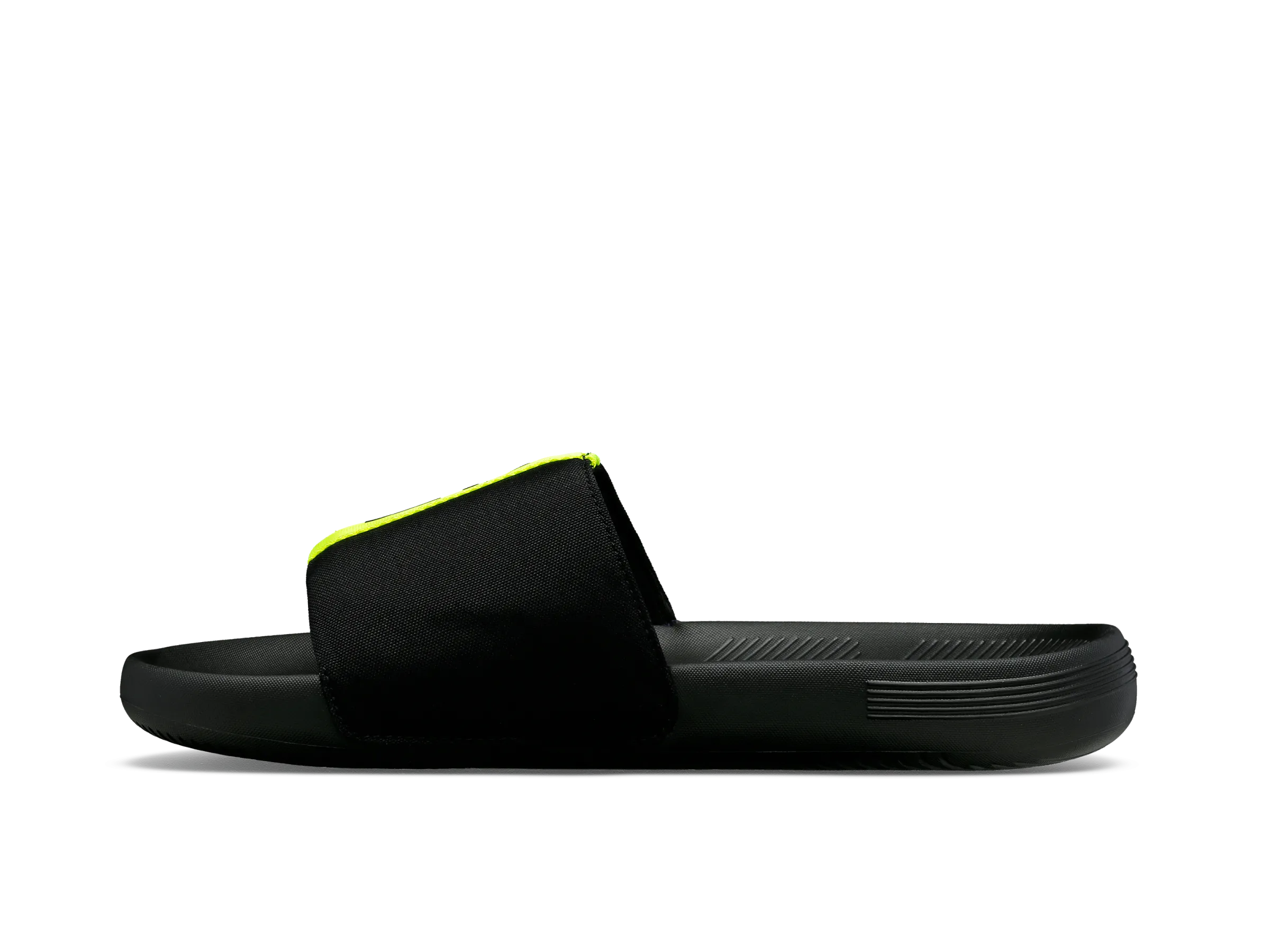 08951-071-M | SLIDE SANDAL LN X MCLAREN F1 TEAM | BLACK/SAFETY YELLOW