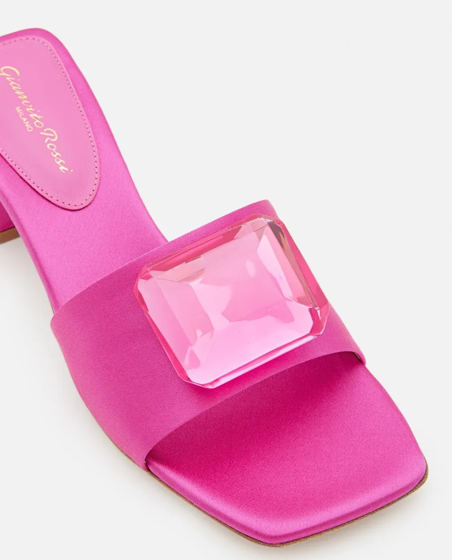 45Mm Satin Sandals