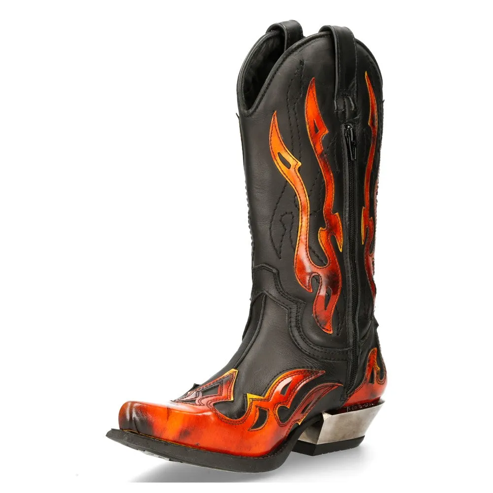 7921-S2 West Cowboy Leather Boots