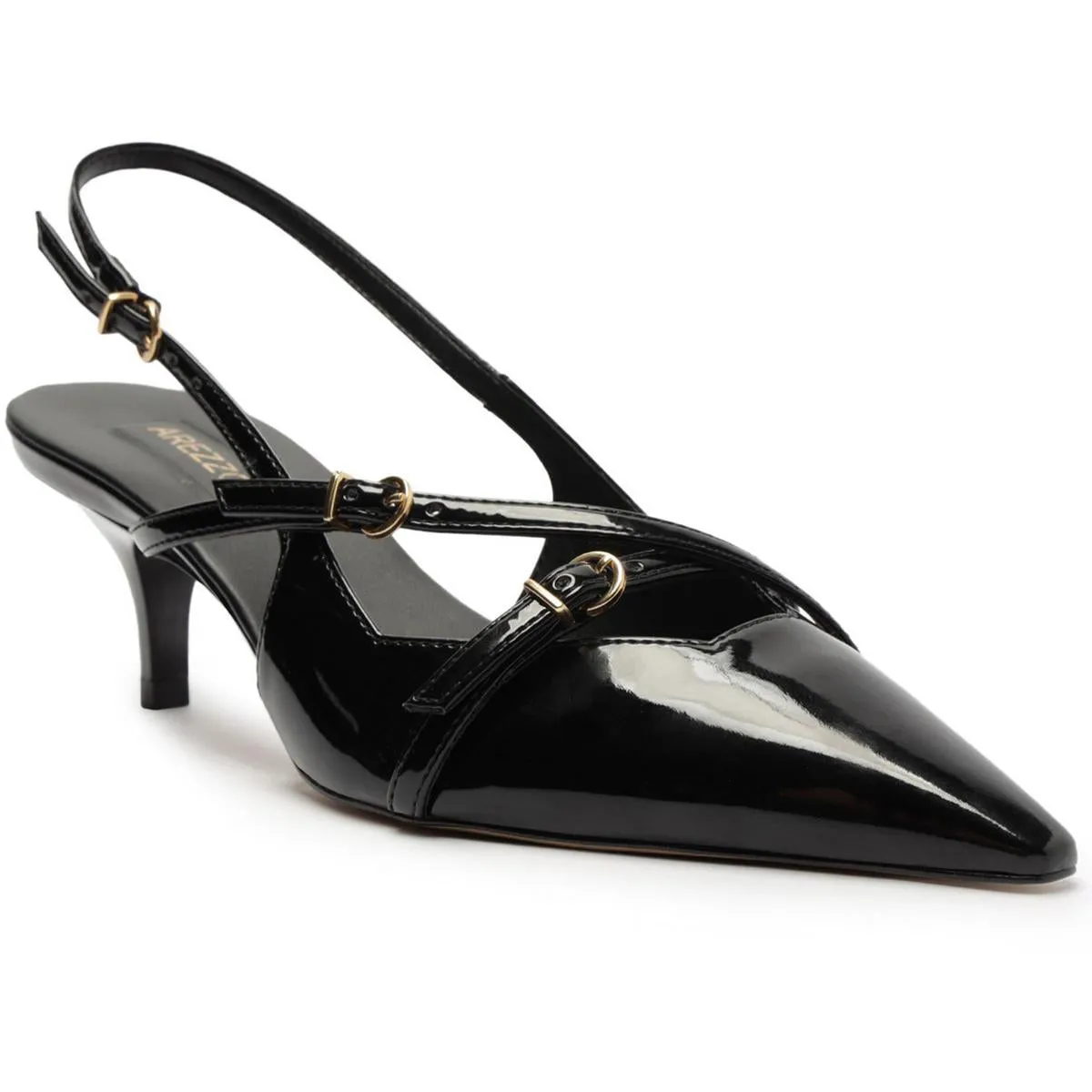 A1321100010002U Womens Adjustable Manmade Slingback Heels
