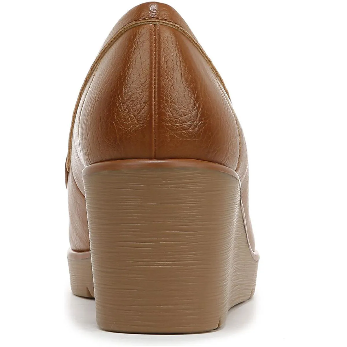 Achieve Womens Padded Insole Slip On Loafer Heels