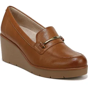 Achieve Womens Padded Insole Slip On Loafer Heels