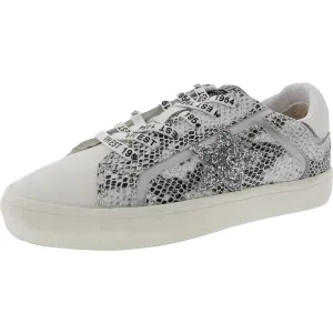 Action 3 Womens Glitter Leather Casual And Fashion Sneakers