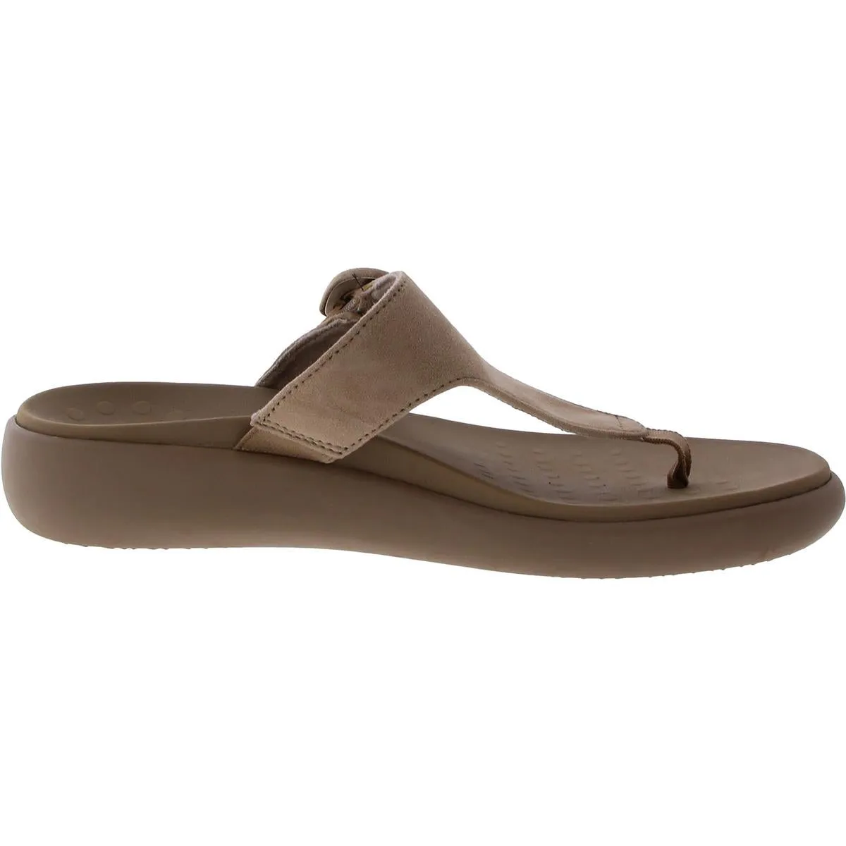 Activate Womens Suede Thong Slide Sandals