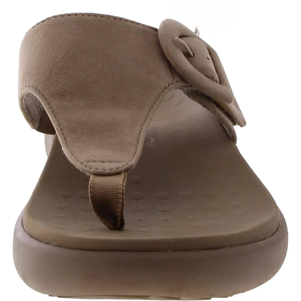Activate Womens Suede Thong Slide Sandals