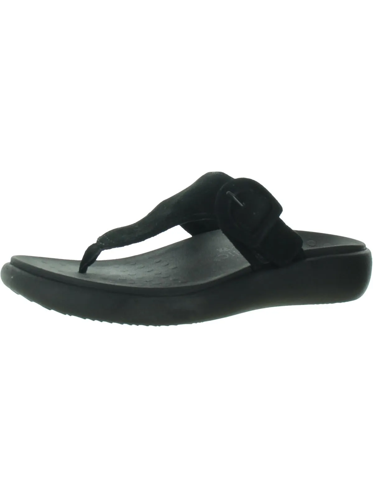 Activate Womens Suede Thong Slide Sandals