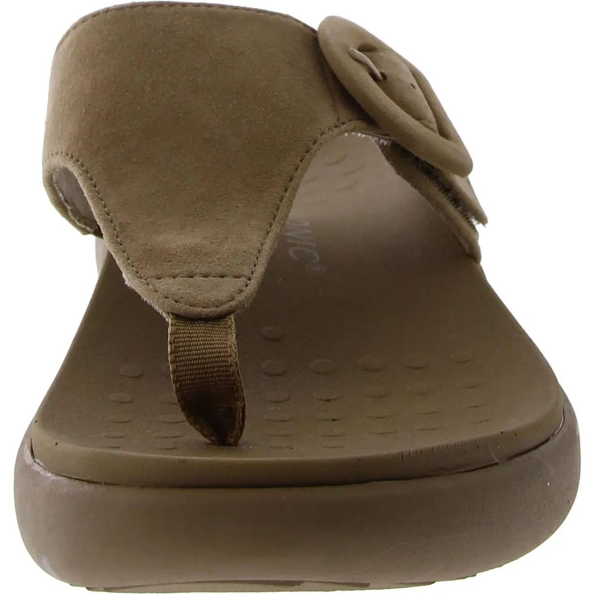 Activate Womens Suede Thong Slide Sandals