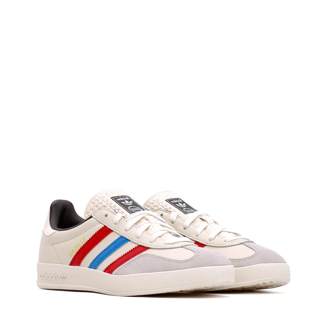 Adidas Men Gazelle Indoor White Scarlet IE9091