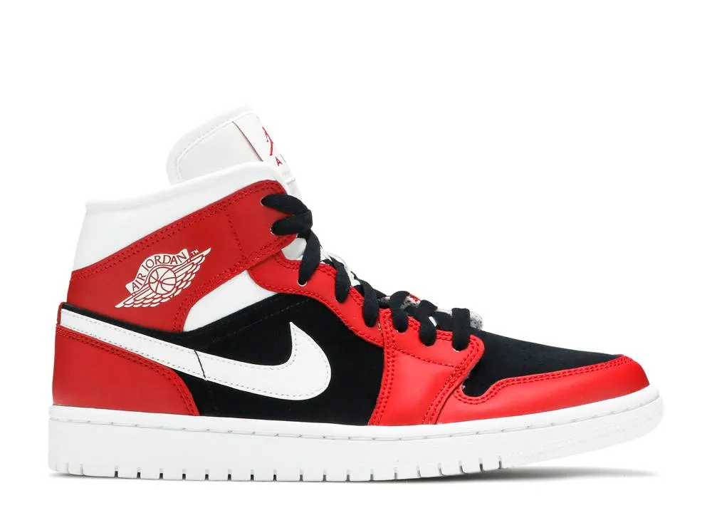 Air Jordan 1 Mid 'Gym Red Black' WMNS