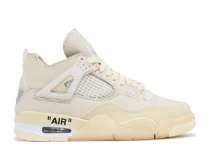 Air Jordan 4 Retro x Off-White 'Sail' WMNS