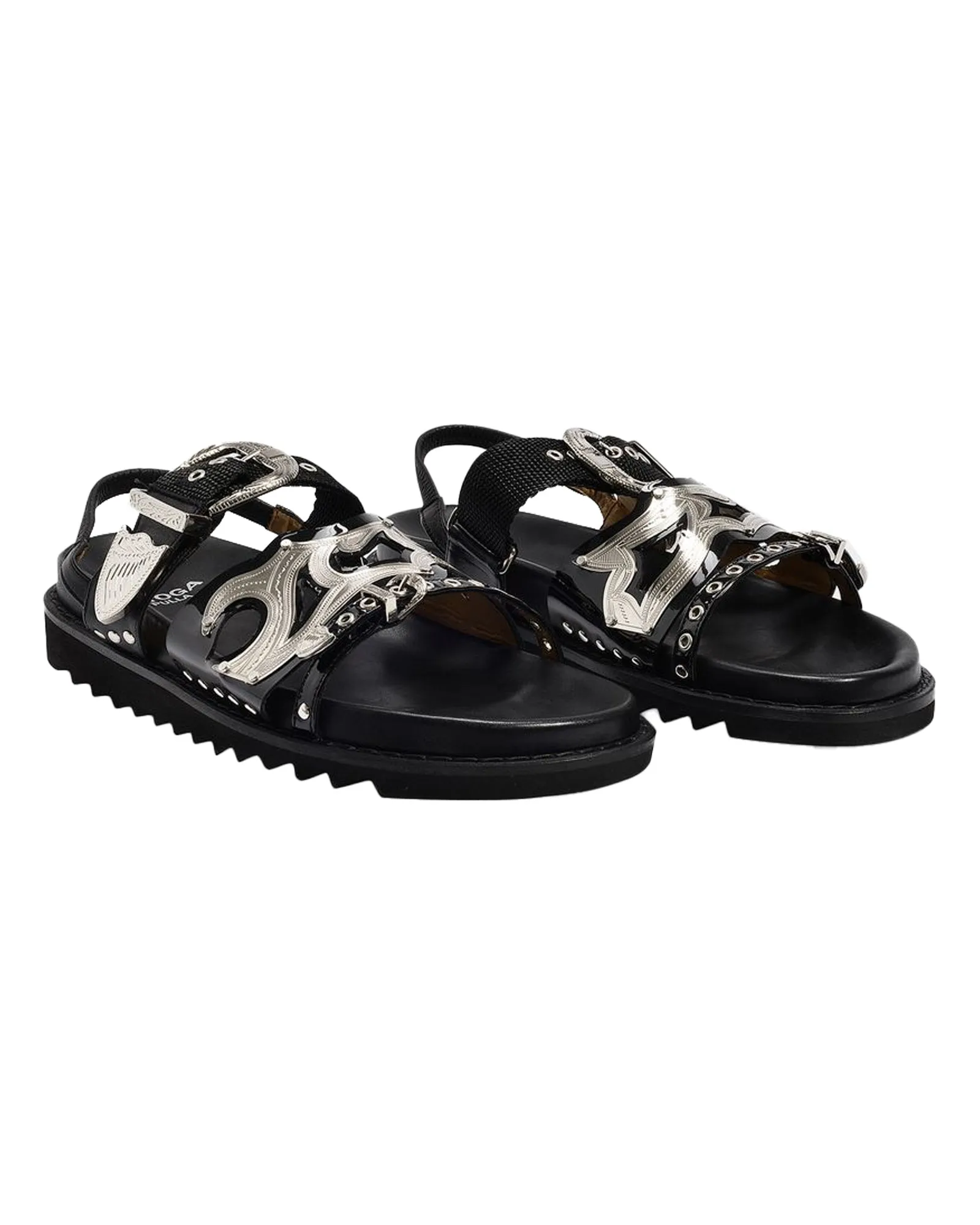Aj1018 Flat Shoes - Toga Pulla - Black - Leather