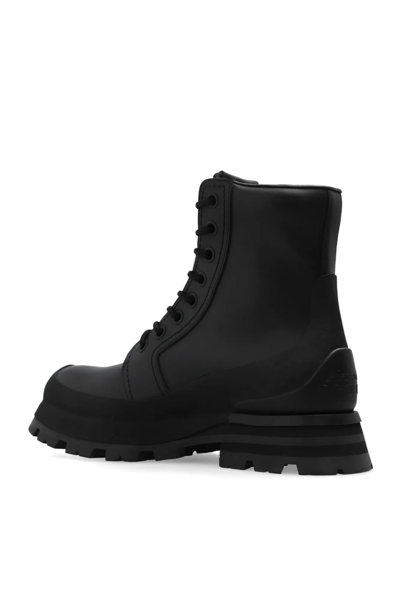 Alexander Mcqueen Leather Boots