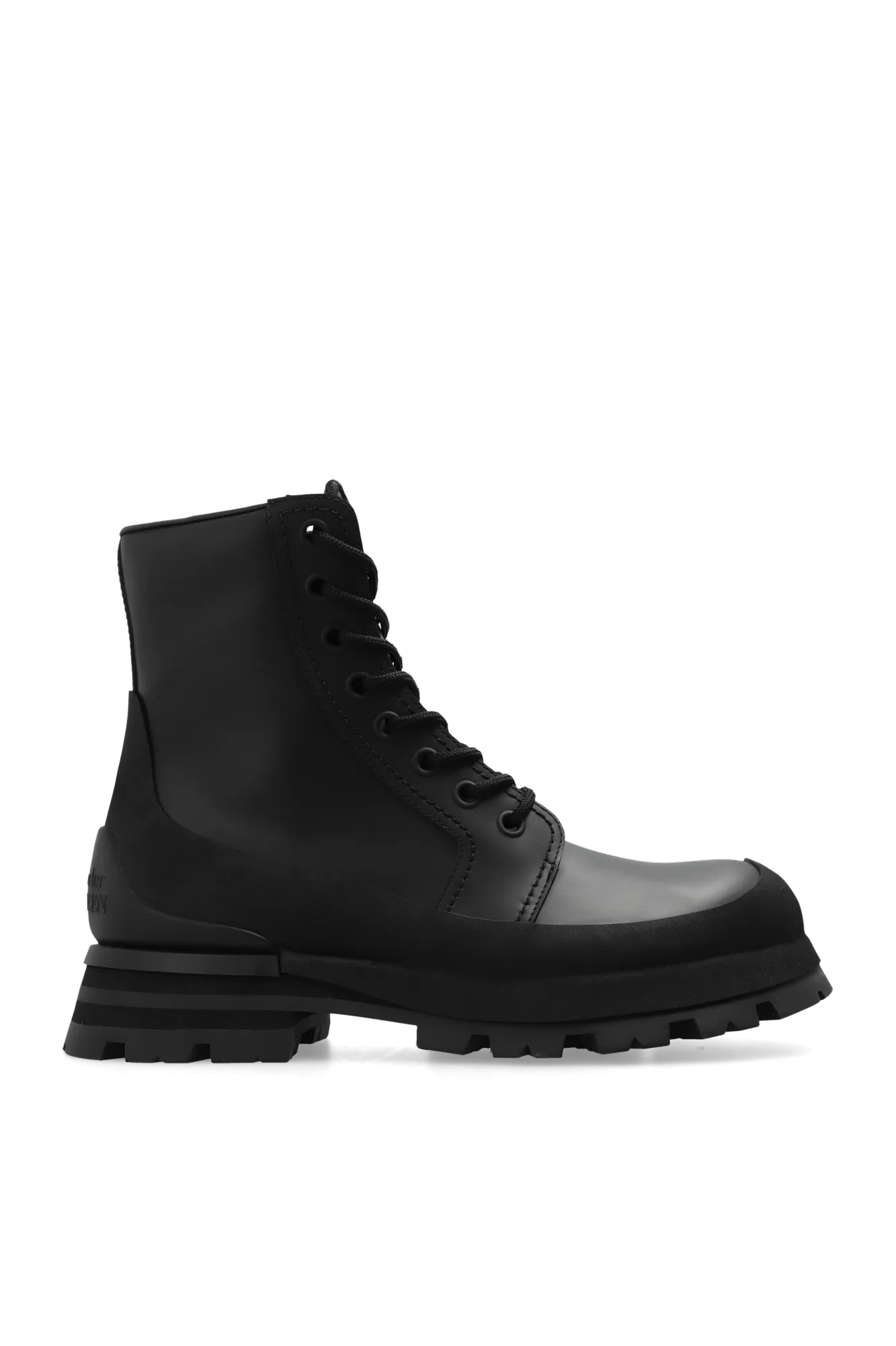 Alexander Mcqueen Leather Boots