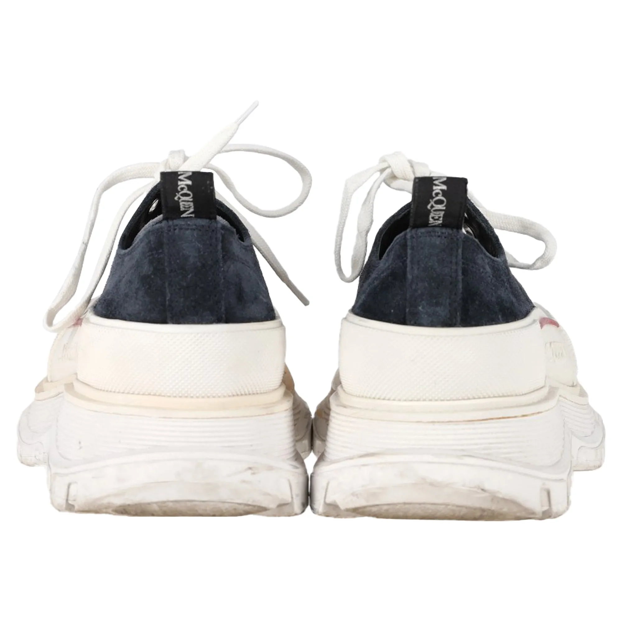 Alexander Mcqueen Tread Slick Sneakers in Black Suede