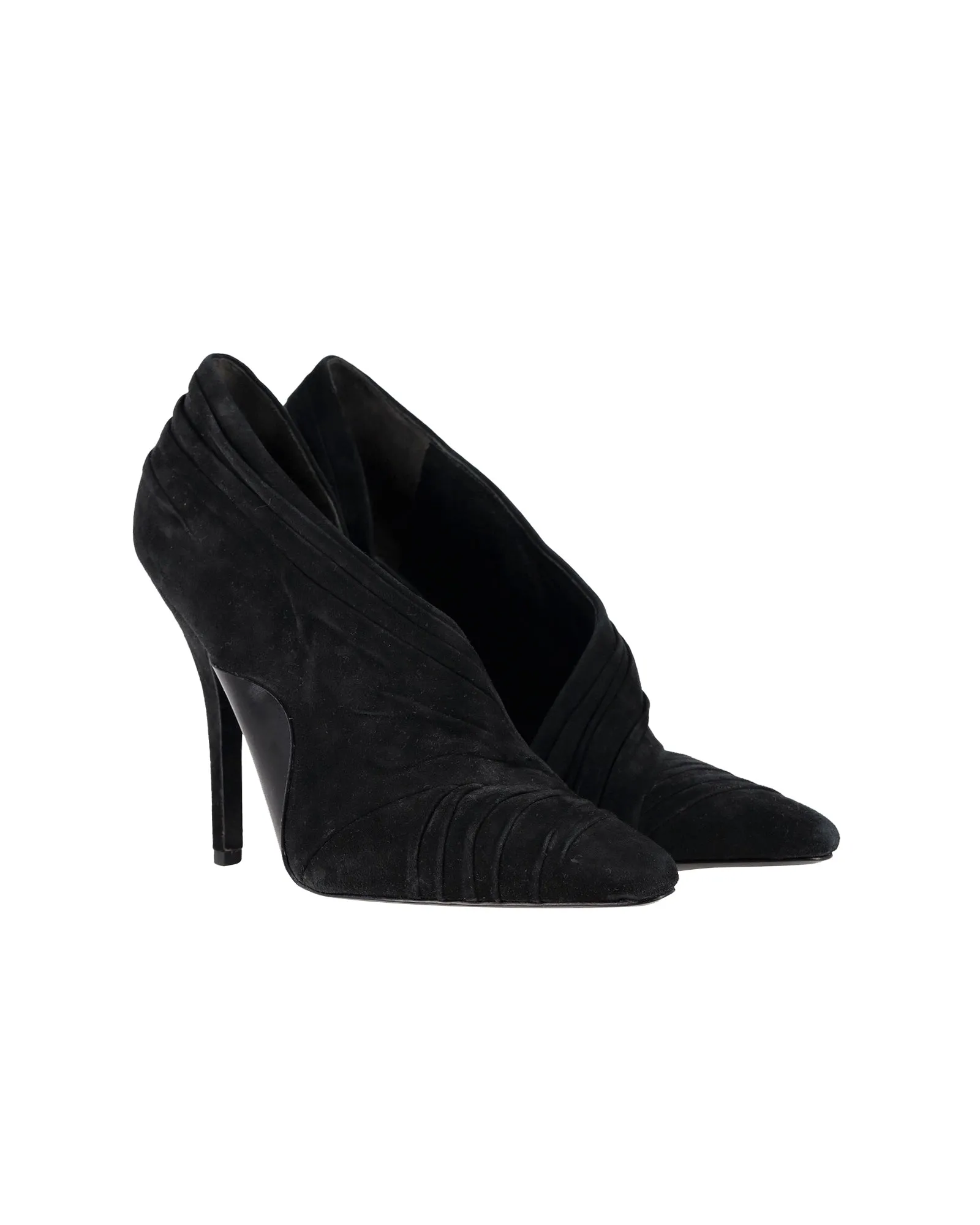 Alexander Wang Marcelia Runway Pumps in Black Suede