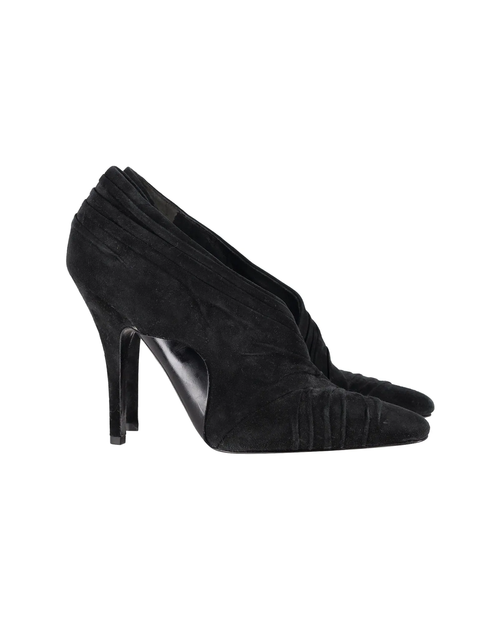 Alexander Wang Marcelia Runway Pumps in Black Suede