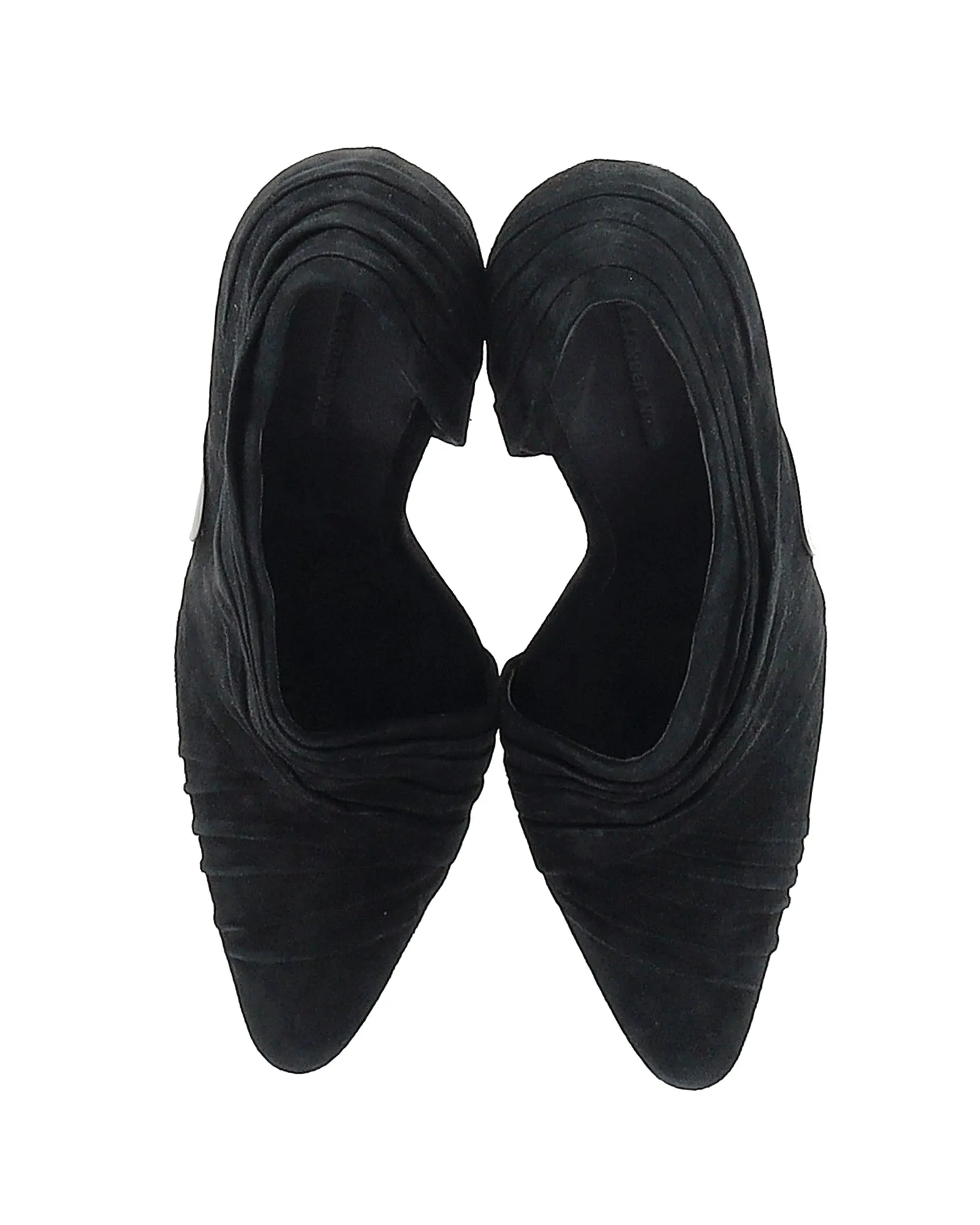 Alexander Wang Marcelia Runway Pumps in Black Suede