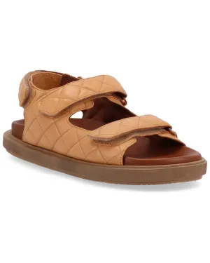 ALOHAS Hook-Loop Leather Sandal