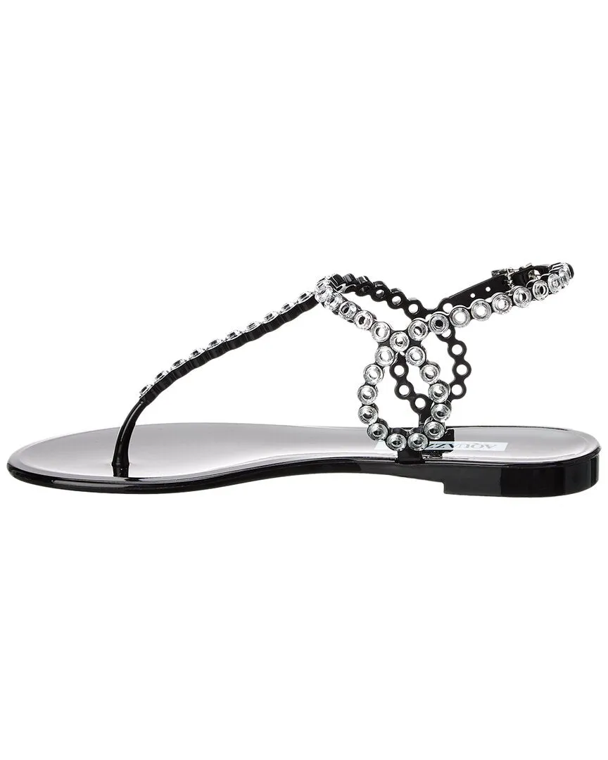 Aquazzura Almost Bare Crystal Jelly Sandal
