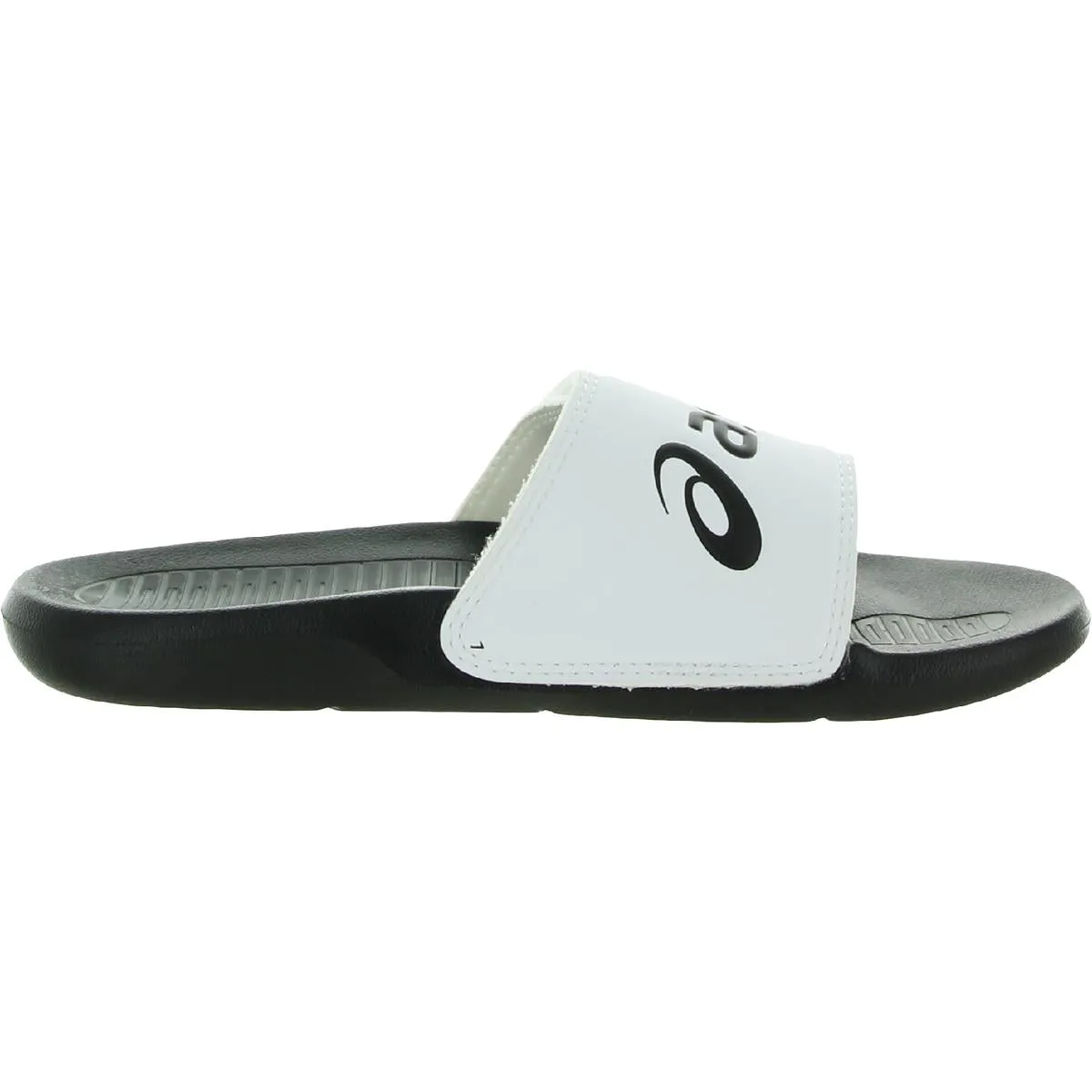 AS002 Womens Faux Leather Slip-On Pool Slides