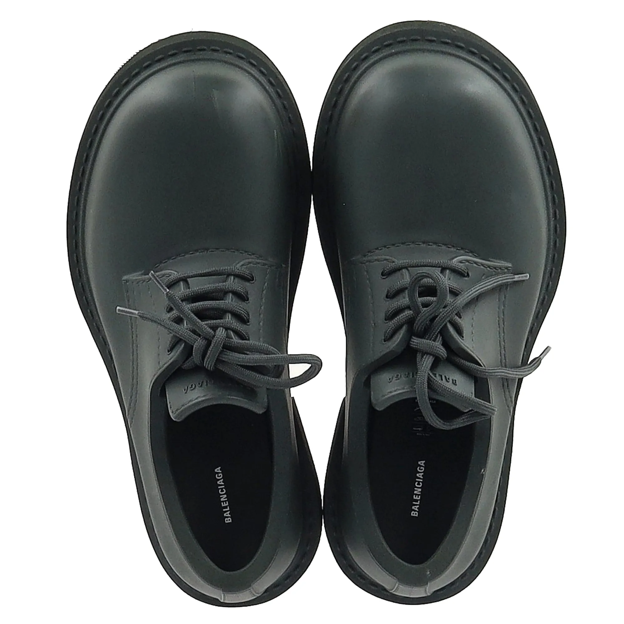 Balenciaga Derby Steroid in Black Rubber