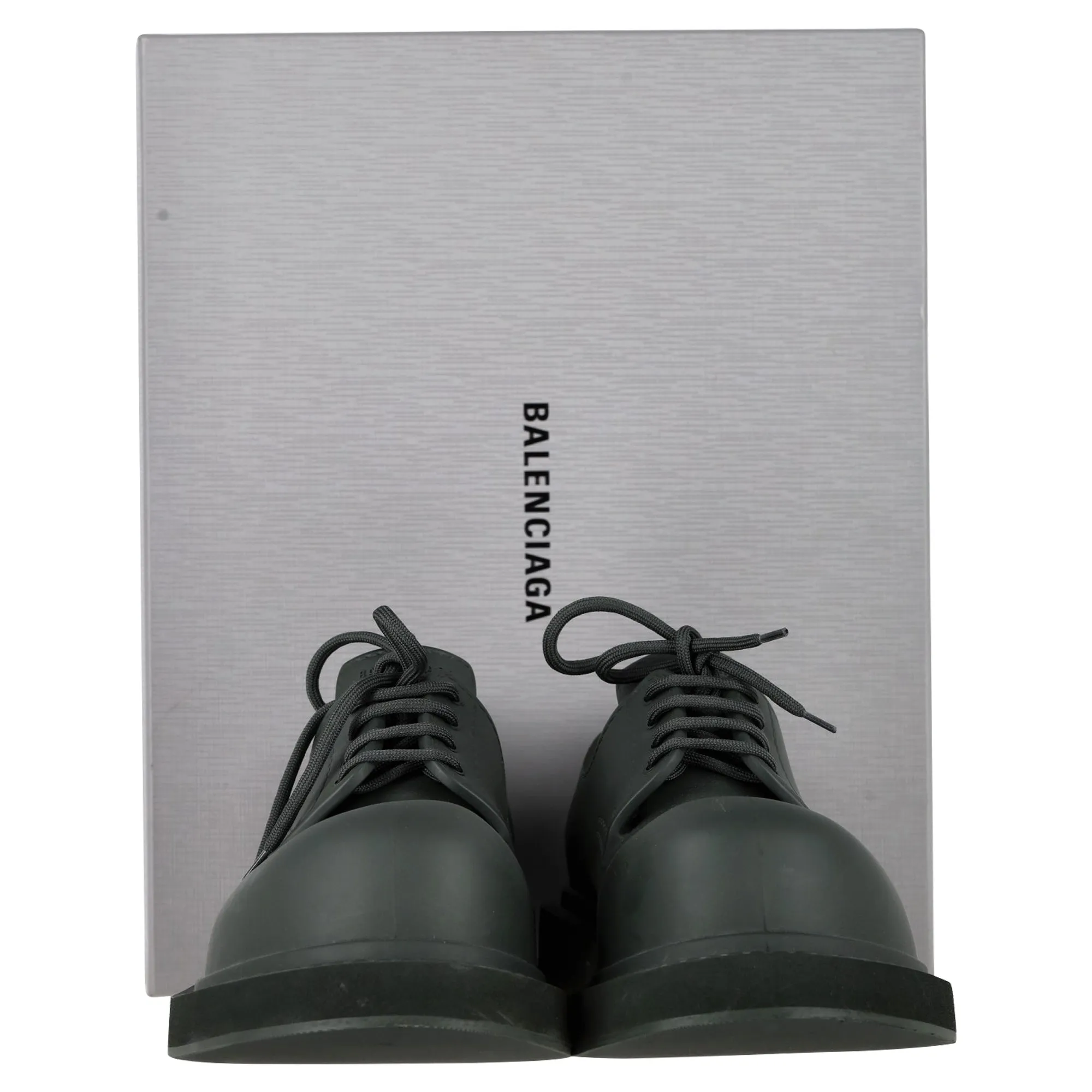 Balenciaga Derby Steroid in Black Rubber