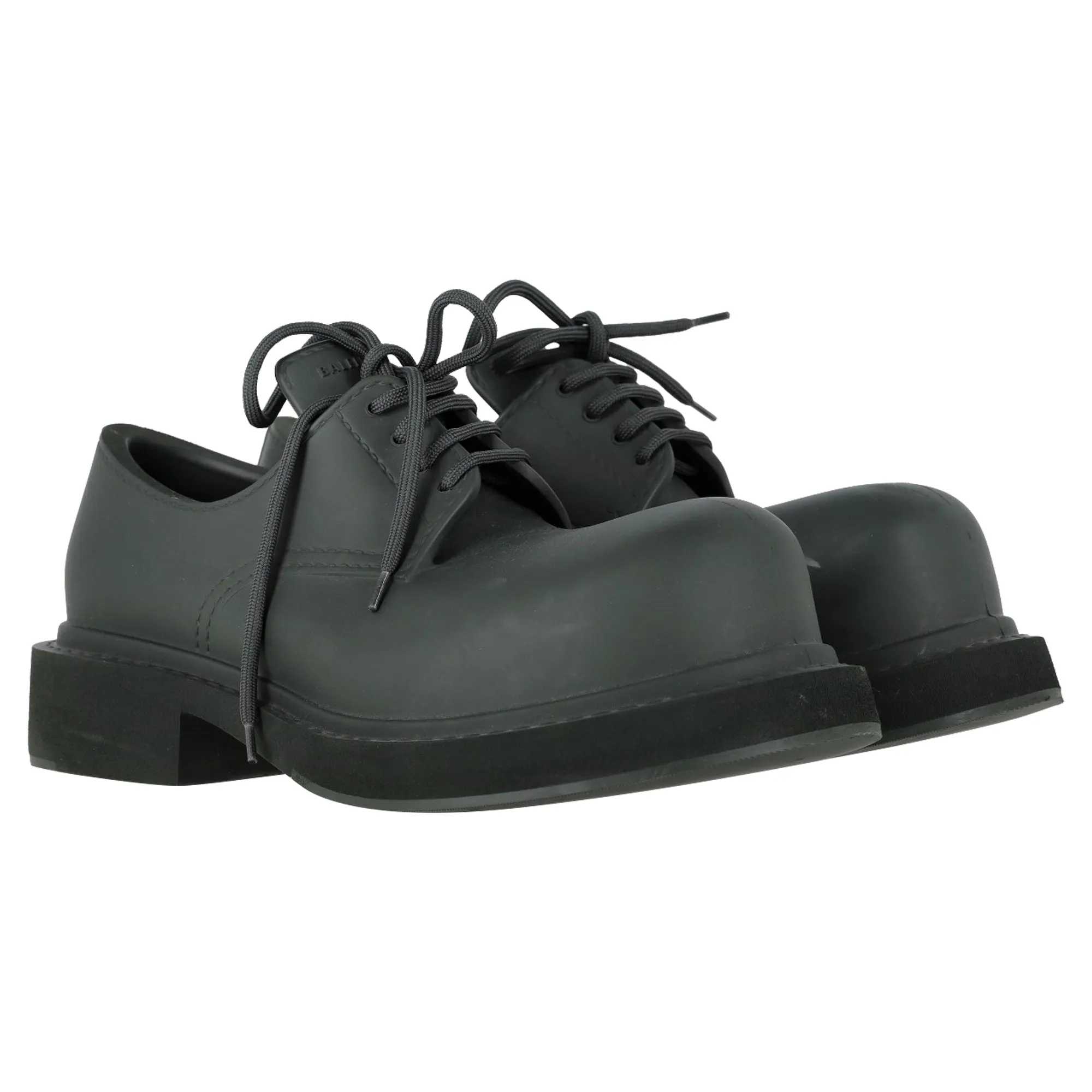 Balenciaga Derby Steroid in Black Rubber