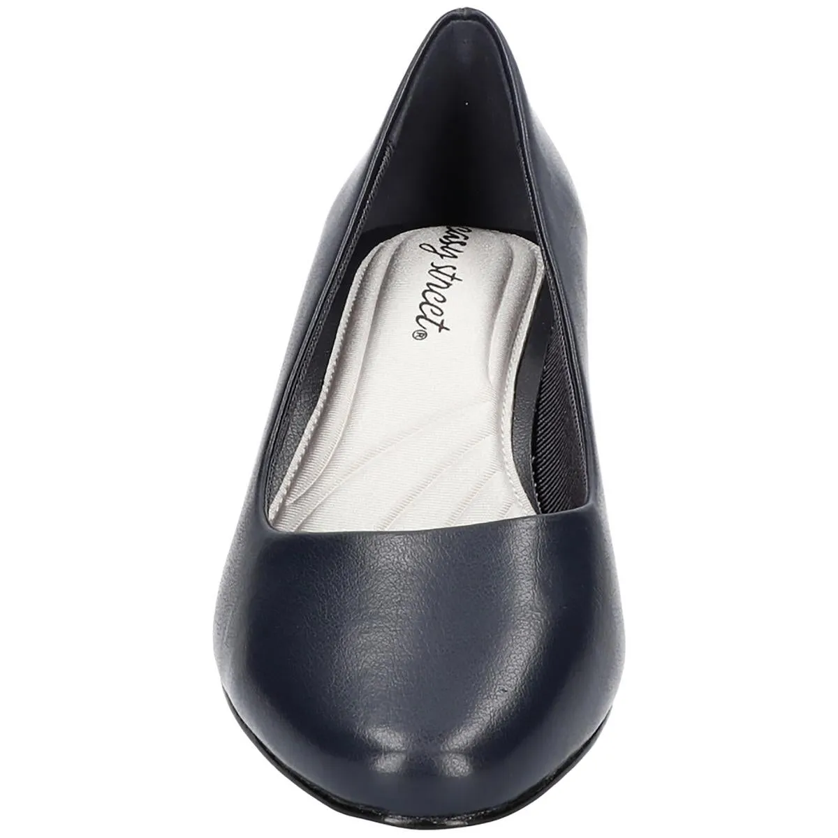 Ballari  Womens Faux Leather Slip On Pumps