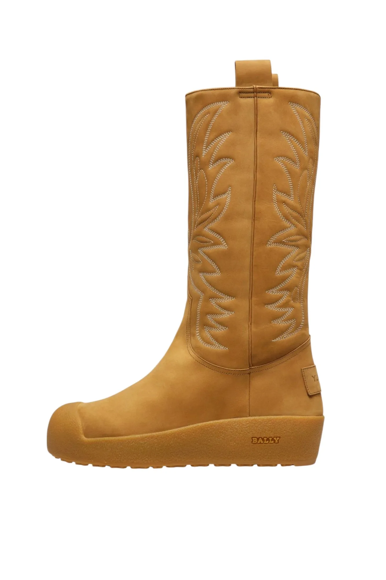 Bally Montana 6302930 Men's Camel Leather Knee-High Boots