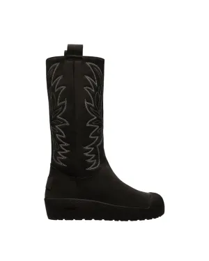 Bally Montana 6302966 Women's Black Leather Knee-High Boots