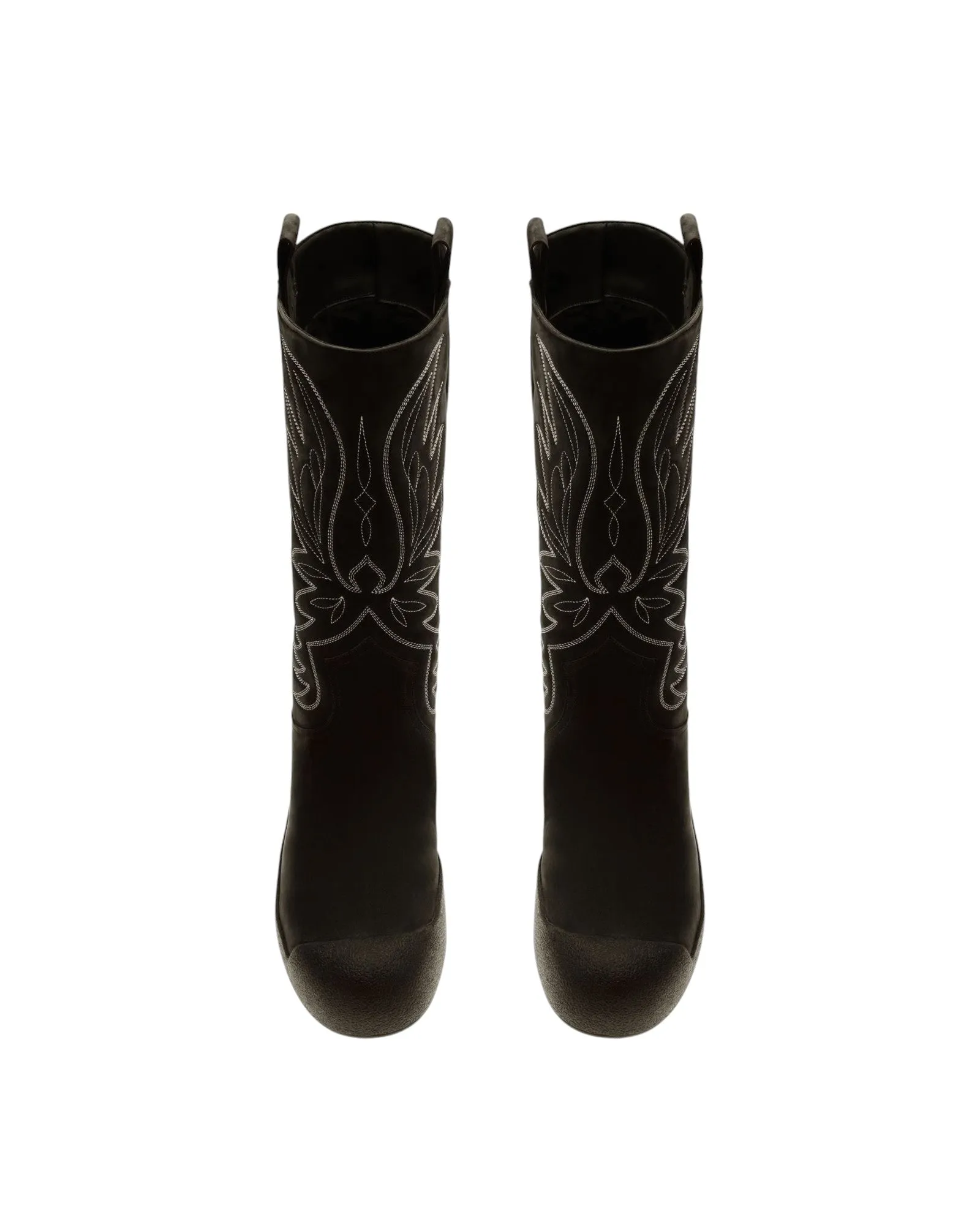 Bally Montana 6302966 Women's Black Leather Knee-High Boots