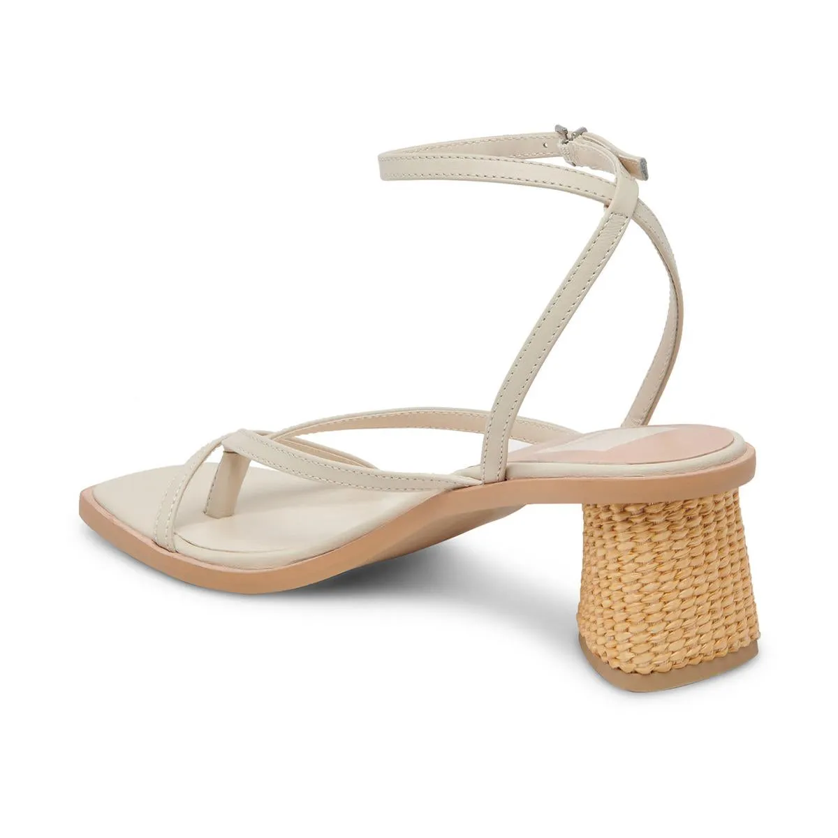 Banita Womens Solid Faux Leather Ankle Strap
