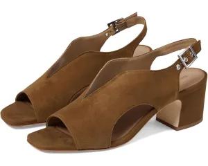 Bernardo Bedford Heeled Sandal Women's US 9.5M Medium Safari Suede Buckle FZP024 (9.5,Safari)