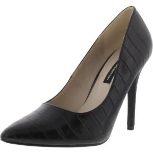 BHFO Womens Embossed Manmade Pumps