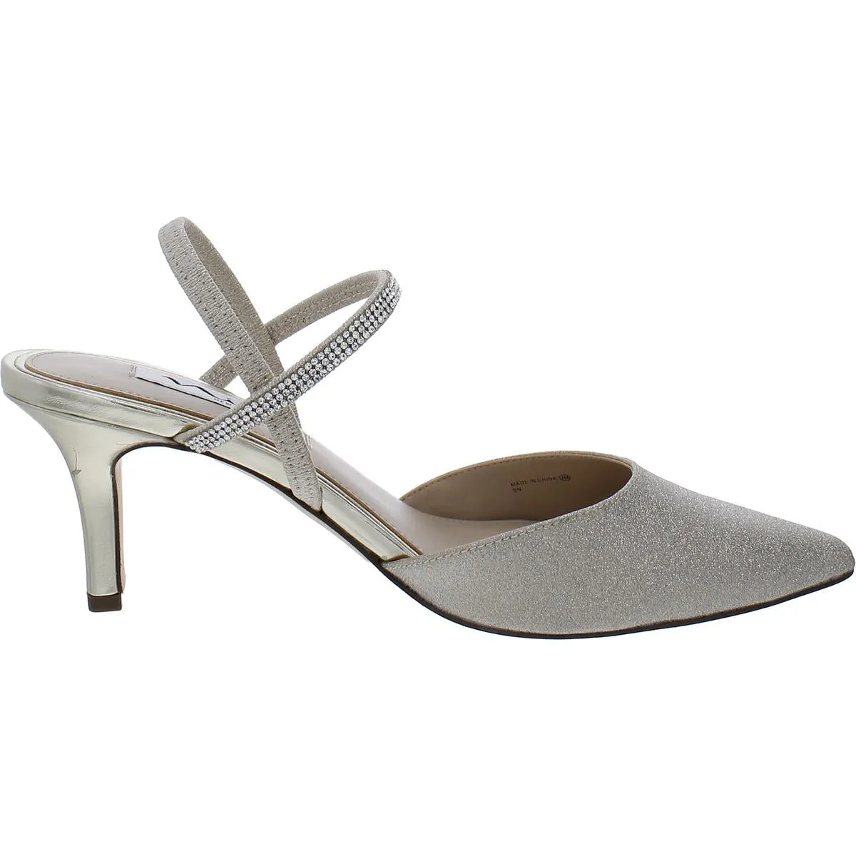 BILLIE Womens Pointed Toe Comfy Kitten Heels