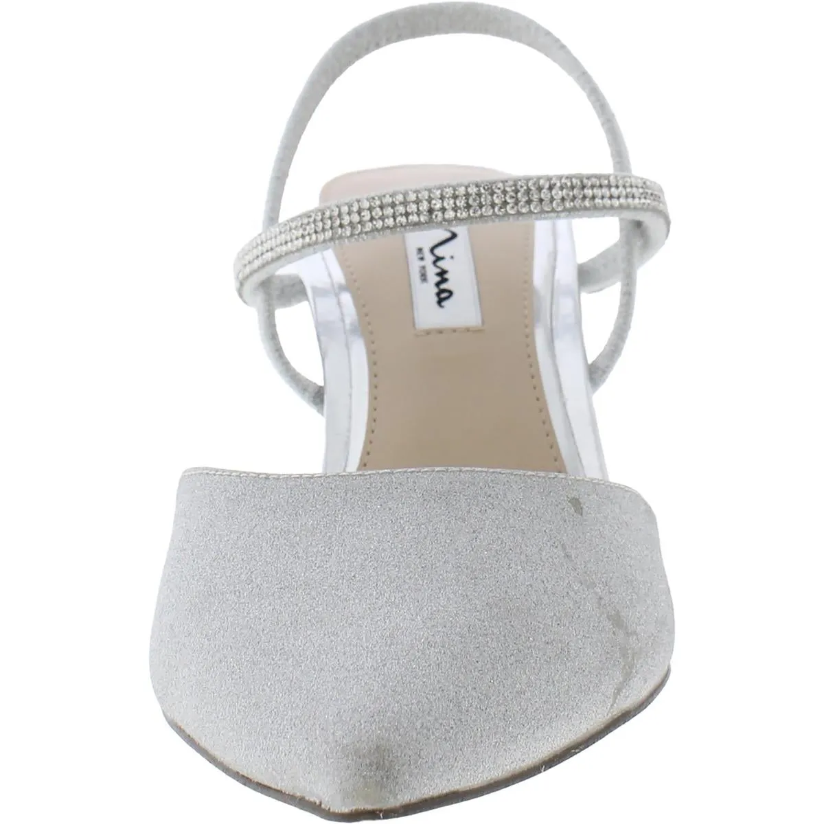 BILLIE Womens Pointed Toe Comfy Kitten Heels