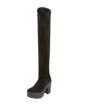 Black Suedette Boots