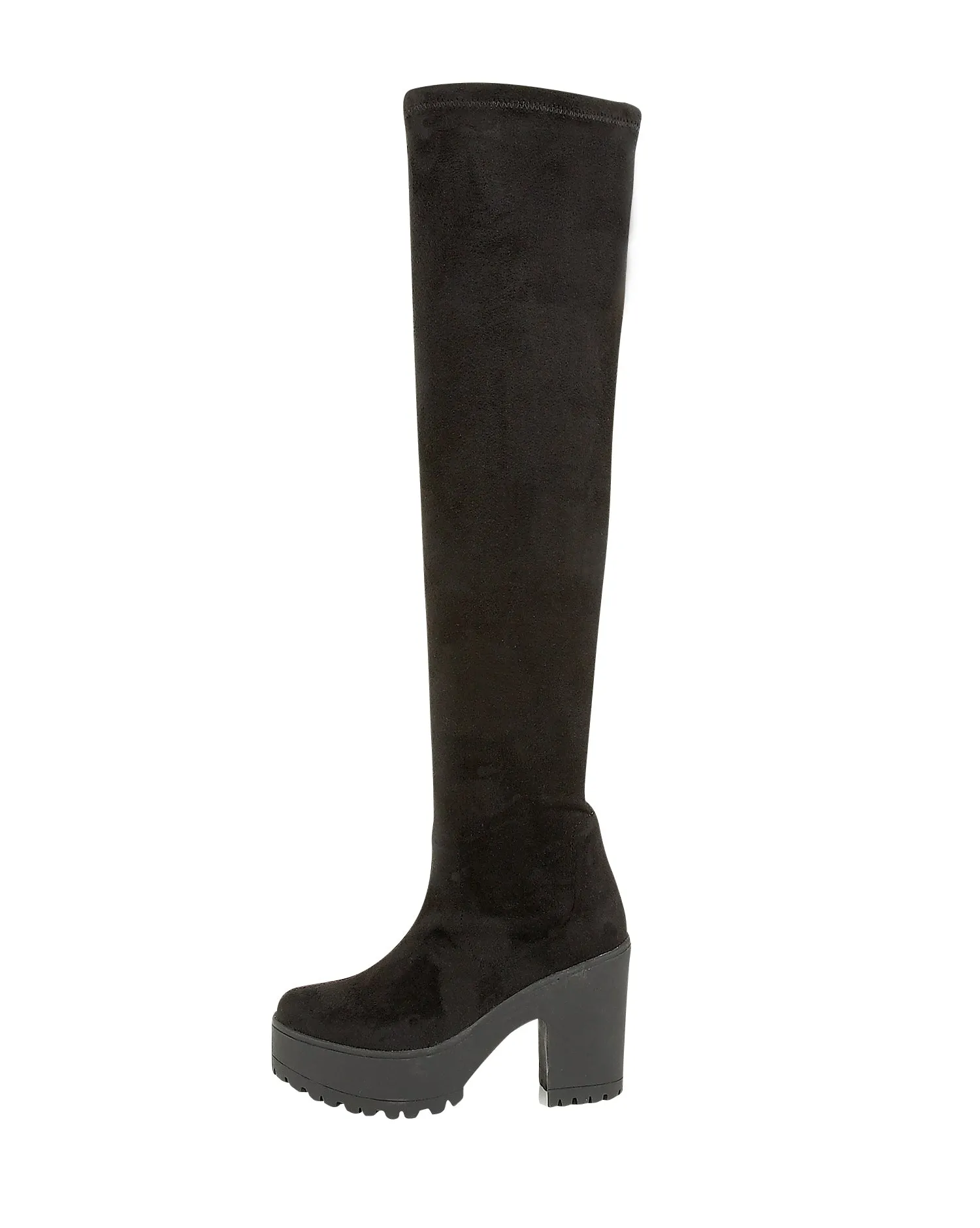 Black Suedette Boots