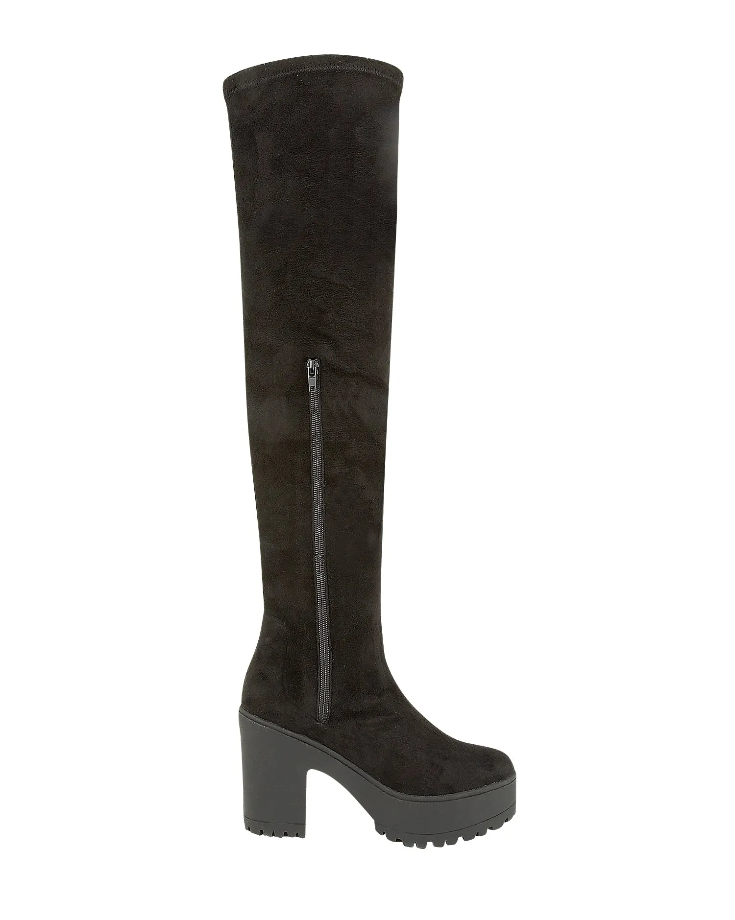 Black Suedette Boots