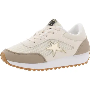 BOBBY Womens Cushioned Footbed Man Made Casual And Fashion Sneakers