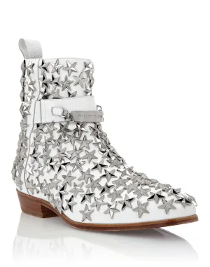 Boots Mid Flat Stars