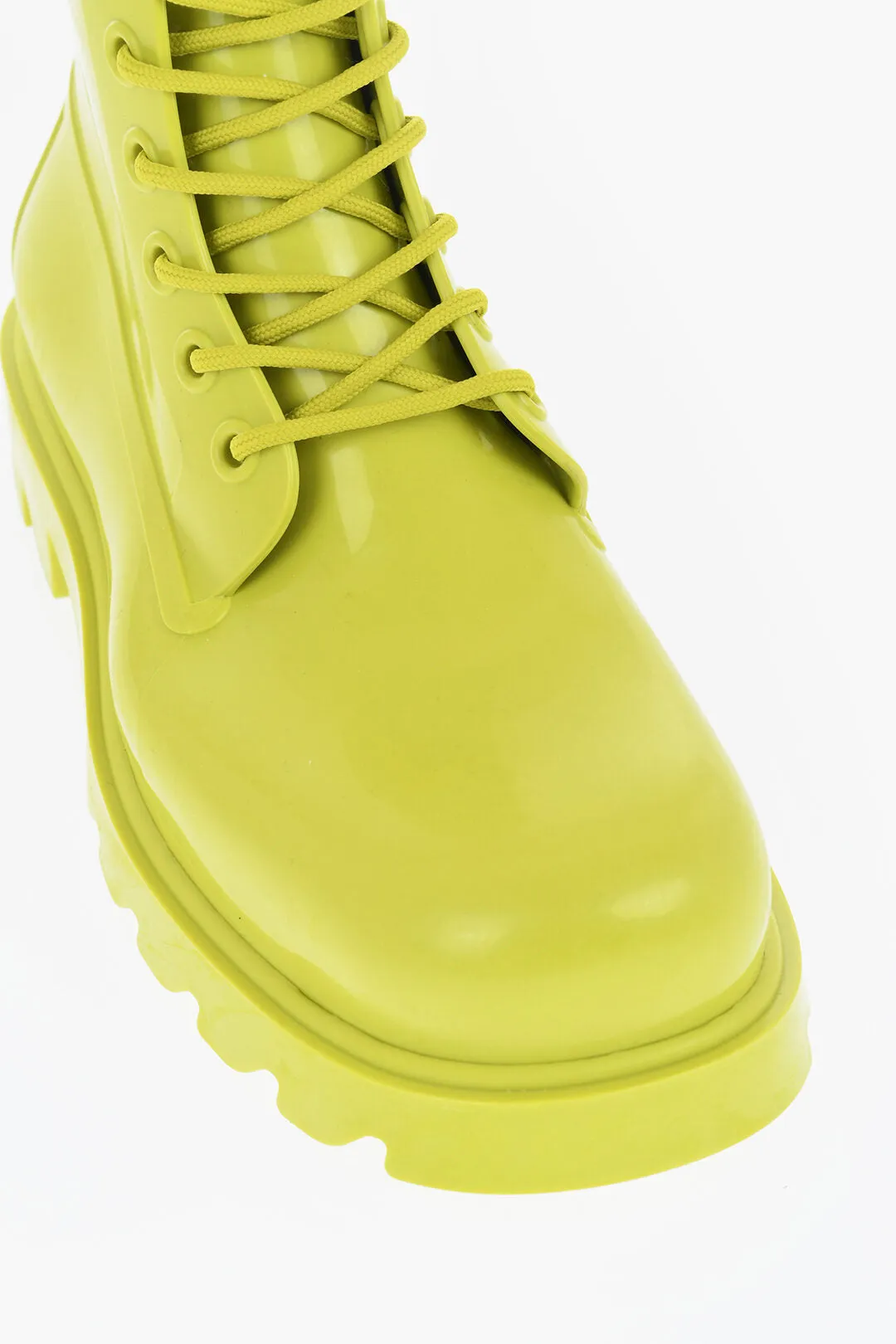 Bottega Veneta Rubber Stride Combat Boots
