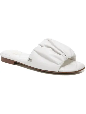 Briar Womens Leather Open Toe Flat Sandals