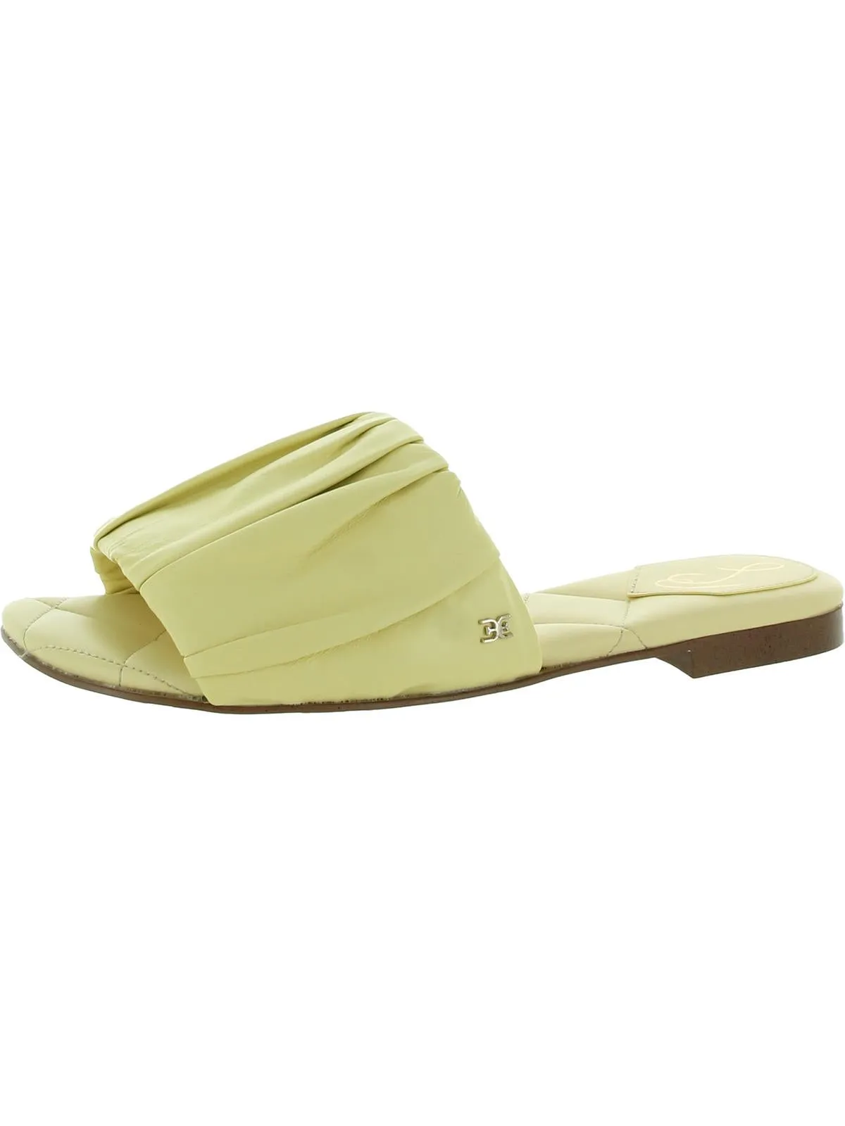Briar Womens Leather Open Toe Flat Sandals
