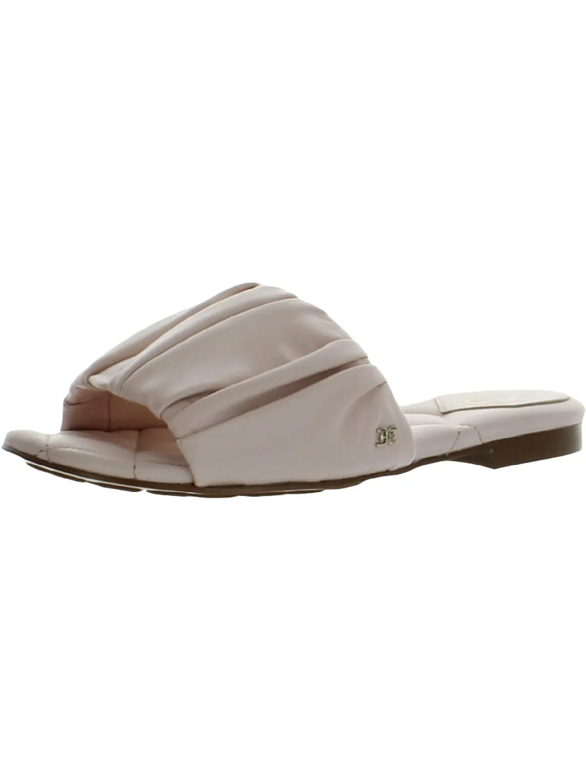 Briar Womens Leather Open Toe Flat Sandals