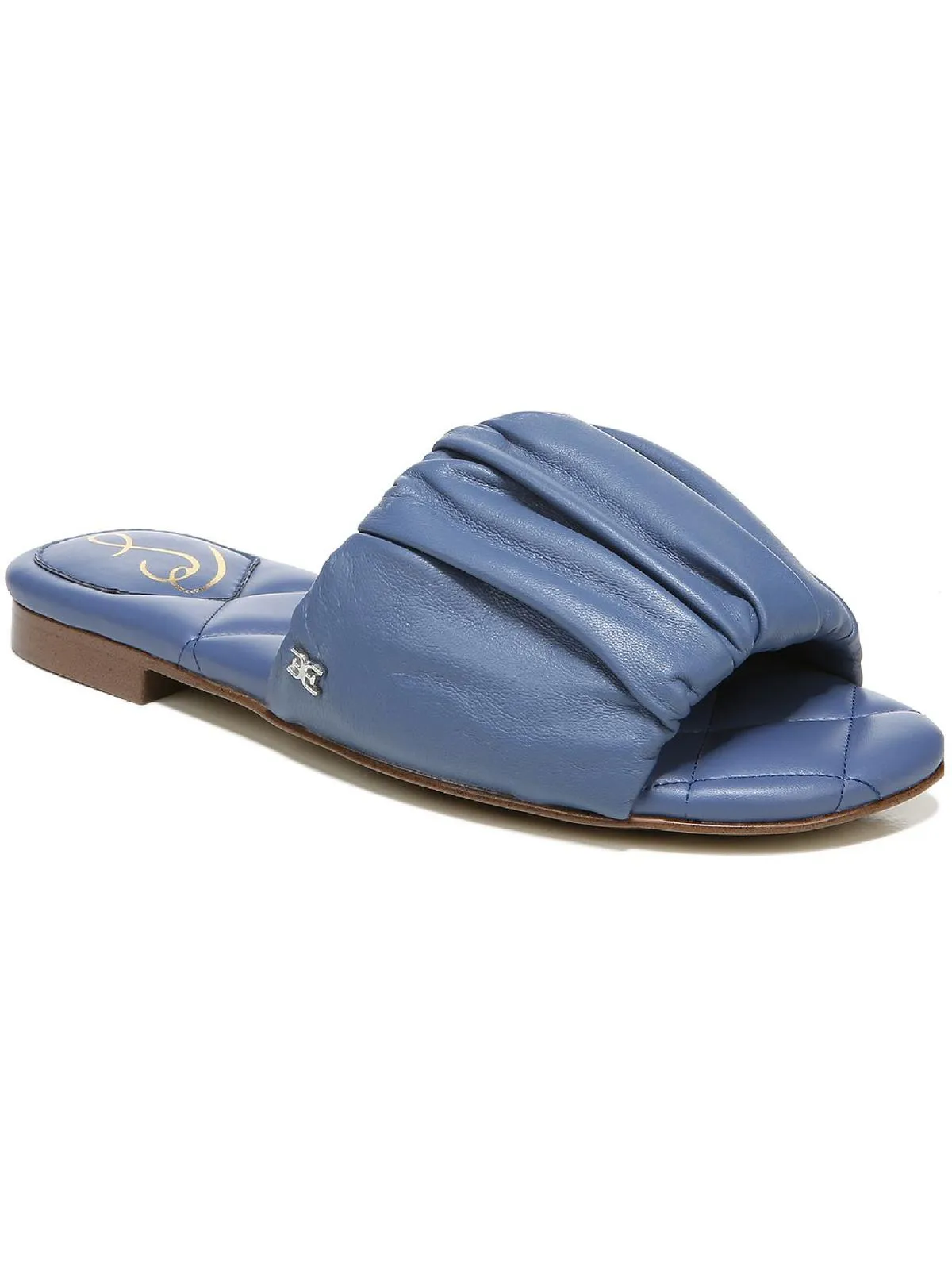 Briar Womens Leather Open Toe Flat Sandals
