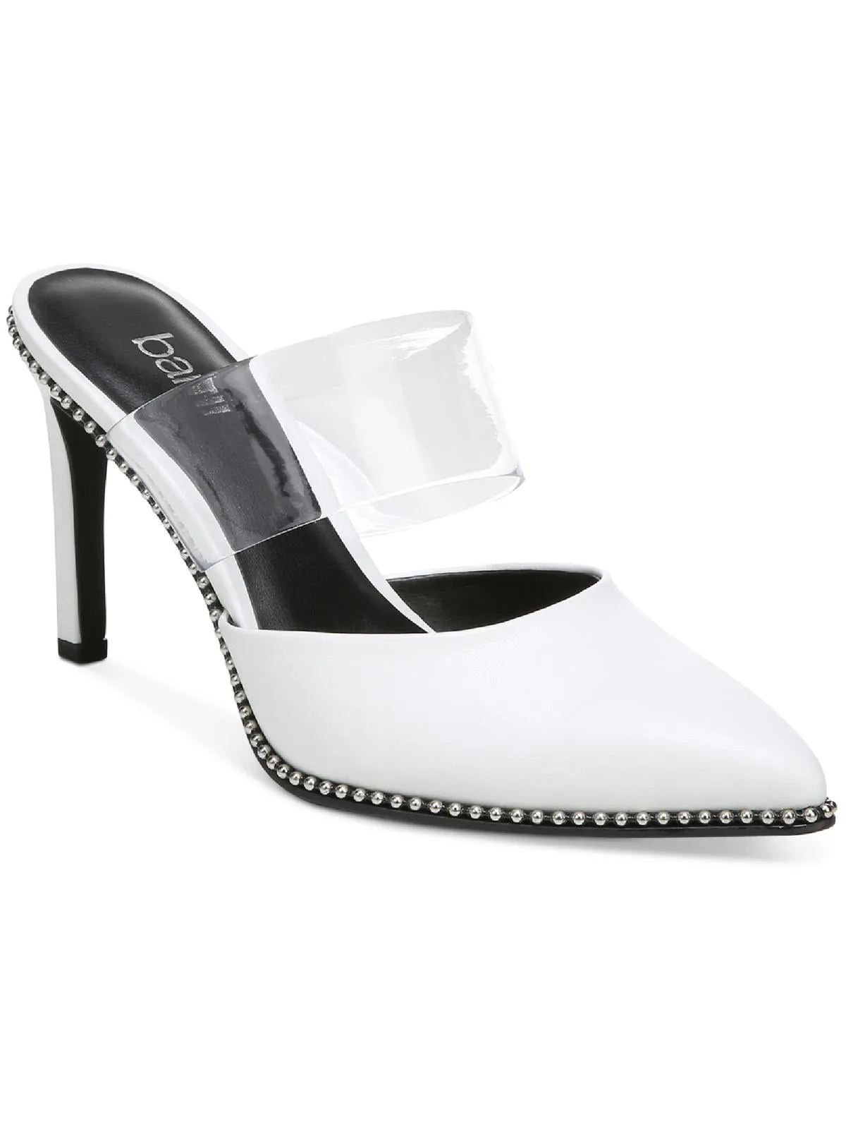 Brielle Womens Faux Leather Slip On Slide